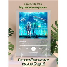 Картина на холсте по фото Модульные картины Печать портретов на холсте Sqwore - Звезда упала - постер Spotify