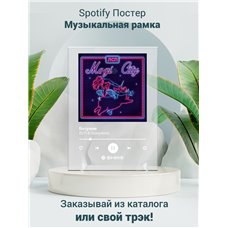 Картина на холсте по фото Модульные картины Печать портретов на холсте ЛСП Oxxxymiron - Безумие - постер Spotify