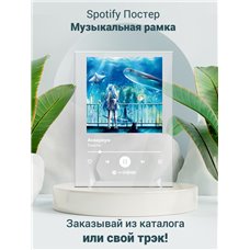 Картина на холсте по фото Модульные картины Печать портретов на холсте Sqwore - Аквариум - постер Spotify