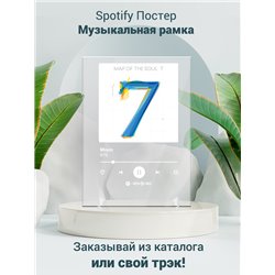 BTS - Moon - постер Spotify - Модульная картины, Репродукции, Декоративные панно, Декор стен