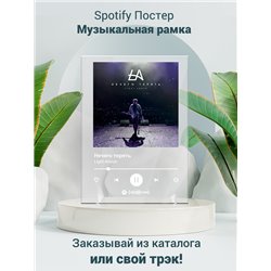 Light Above - Нечего терять - постер Spotify - Модульная картины, Репродукции, Декоративные панно, Декор стен