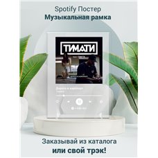 Картина на холсте по фото Модульные картины Печать портретов на холсте Тимати - Дорога в аэропорт - постер Spotify