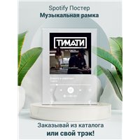 Портреты картины репродукции на заказ - Тимати - Дорога в аэропорт - постер Spotify