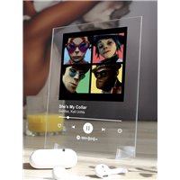 Портреты картины репродукции на заказ - Gorillaz - Shes My Collar (feat. Kali Uchis) - постер Spotify