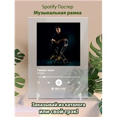 Картина на холсте по фото Модульные картины Печать портретов на холсте Фогель - Привет всем - постер Spotify