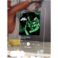 Портреты картины репродукции на заказ - BUSHIDO ZHO - BLACK AIR FORCE - постер Spotify