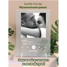 Картина на холсте по фото Модульные картины Печать портретов на холсте Мальбэк x Сюзанна – Высота - постер Spotify