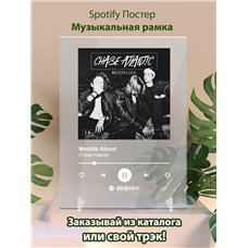 Картина на холсте по фото Модульные картины Печать портретов на холсте Chase Atlantic - Meddle About - постер Spotify