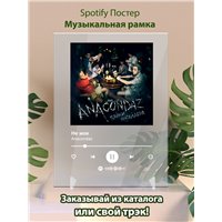 Портреты картины репродукции на заказ - Anacondaz - Не мое - постер Spotify