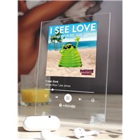 Портреты картины репродукции на заказ - Jonas Blue f Joe Jonas - I see love - постер Spotify