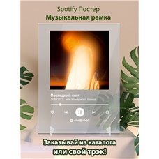Картина на холсте по фото Модульные картины Печать портретов на холсте ZOLOTO, масло черного тмина - Последний снег - постер Spotify