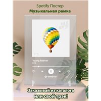 Портреты картины репродукции на заказ - BTS - Young forever - постер Spotify