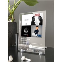 Портреты картины репродукции на заказ - HammAli, Navai - Ты моя химия - постер Spotify