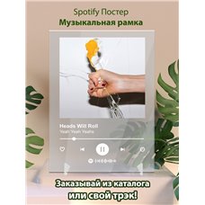 Картина на холсте по фото Модульные картины Печать портретов на холсте Heads Will Roll - Yeah Yeah Yeahs - постер Spotify