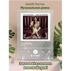 Картина на холсте по фото Модульные картины Печать портретов на холсте Lana Del Rey - Dealer - постер Spotify