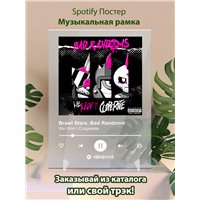 Портреты картины репродукции на заказ - Brawl Stars, Bad Randoms - We Won t Cooperate - постер Spotify