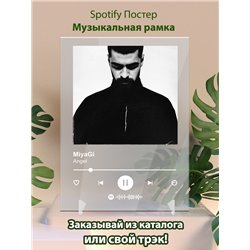 MiyaGi - Angel - постер Spotify - Модульная картины, Репродукции, Декоративные панно, Декор стен
