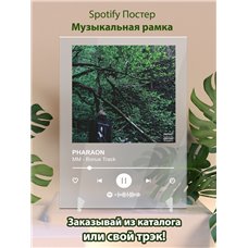 Картина на холсте по фото Модульные картины Печать портретов на холсте PHARAON - MM - Bonus Track - постер Spotify