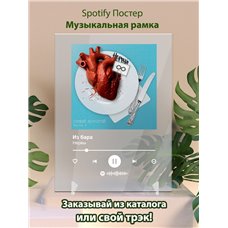 Картина на холсте по фото Модульные картины Печать портретов на холсте Нервы - Из бара - постер Spotify