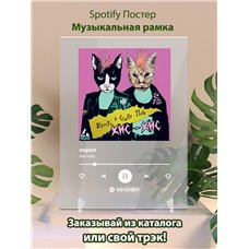 Картина на холсте по фото Модульные картины Печать портретов на холсте кис-кис - кирилл - постер Spotify