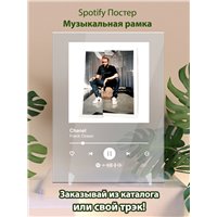 Портреты картины репродукции на заказ - Frank Ocean - Chanel - постер Spotify