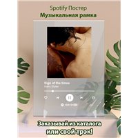 Портреты картины репродукции на заказ - Harry Styles - Sign of the times - постер Spotify
