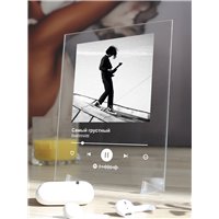 Портреты картины репродукции на заказ - Ssshhhiiittt - Самый грустный - постер Spotify