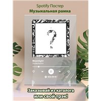 Портреты картины репродукции на заказ - Xxxtentacion - Moonlight - постер Spotify