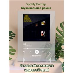 Artic Monkeys – 505 - постер Spotify - Модульная картины, Репродукции, Декоративные панно, Декор стен