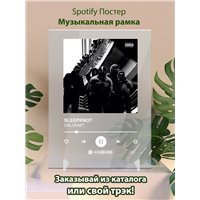 Портреты картины репродукции на заказ - OBLADAET - SLEEPKNOT - постер Spotify