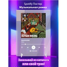 Картина на холсте по фото Модульные картины Печать портретов на холсте Ssshhhiiittt - Ночь - постер Spotify