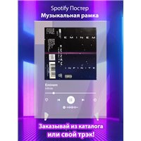 Портреты картины репродукции на заказ - Eminem - Infinite - постер Spotify