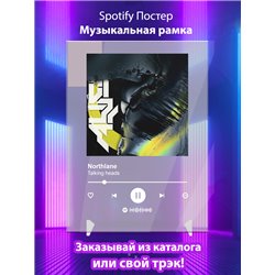 Northlane - Talking heads - постер Spotify - Модульная картины, Репродукции, Декоративные панно, Декор стен