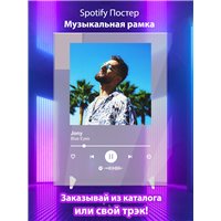 Портреты картины репродукции на заказ - Jony - Blue Eyes - постер Spotify