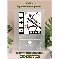 Портреты картины репродукции на заказ - Кино - Спокойная ночь - постер Spotify
