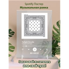 Картина на холсте по фото Модульные картины Печать портретов на холсте Summer Of Haze - Twilight Occulta - постер Spotify