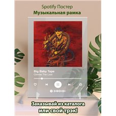 Картина на холсте по фото Модульные картины Печать портретов на холсте Big Baby Tape - Gimme The Loot - постер Spotify