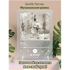 Картина на холсте по фото Модульные картины Печать портретов на холсте Burito - По волнам - постер Spotify