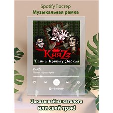 Картина на холсте по фото Модульные картины Печать портретов на холсте КняZz - Пепел города грёз - постер Spotify
