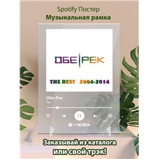Картина на холсте по фото Модульные картины Печать портретов на холсте Обе-Рек - Ты - постер Spotify