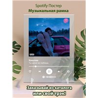 Портреты картины репродукции на заказ - Кишлак - Ты меня не любишь - постер Spotify