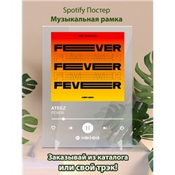 ATEEZ - FEVER - постер Spotify - Модульная картины, Репродукции, Декоративные панно, Декор стен