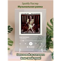 Портреты картины репродукции на заказ - Lana Del Rey - Blue banisters - постер Spotify