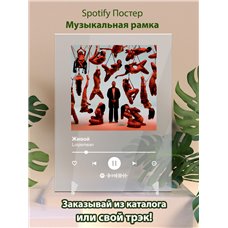 Картина на холсте по фото Модульные картины Печать портретов на холсте Loqiemean - Живой - постер Spotify