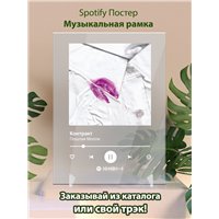 Портреты картины репродукции на заказ - Пошлая Молли - Контракт - постер Spotify