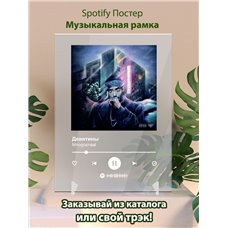 Картина на холсте по фото Модульные картины Печать портретов на холсте Mnogoznaal - Девятины - постер Spotify