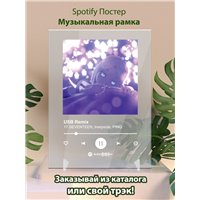 Портреты картины репродукции на заказ - 17 SEVENTEEN, treepside, PINQ - USB Remix - постер Spotify