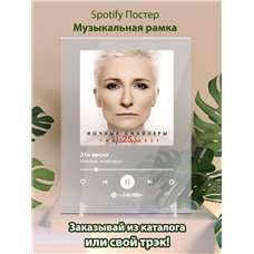 Картина на холсте по фото Модульные картины Печать портретов на холсте Ночные снайперы - 31я весна - постер Spotify