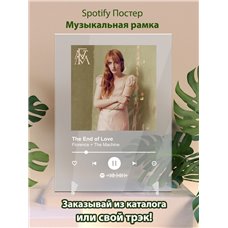 Картина на холсте по фото Модульные картины Печать портретов на холсте Florence + The Machine - The End of Love - постер Spotify