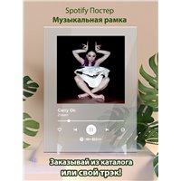 Портреты картины репродукции на заказ - Zheani - Carry On - постер Spotify